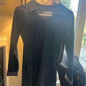 Zara Dark Blue Denim Dress